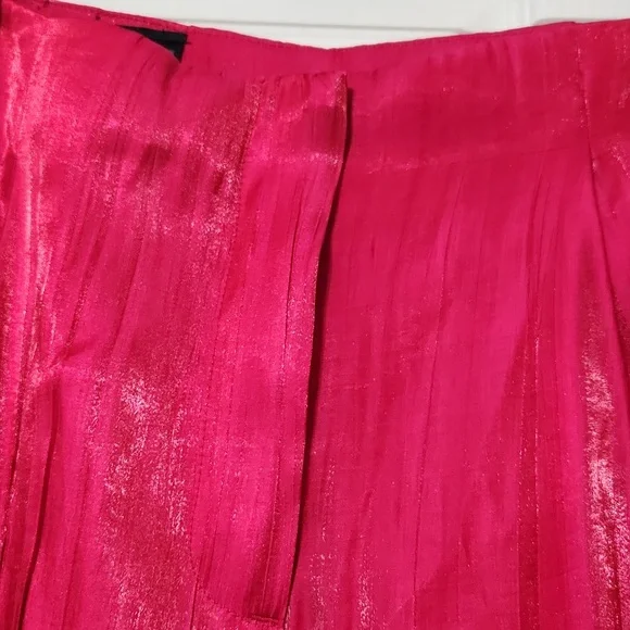 NWT Zara Wrinkled Effect Wide Leg Pant. Size L - Picture 4 of 8